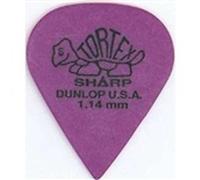 Dunlop Dunlop Tortex Sharp 1.14 - Púas para guitarra (12 unidades, 412P1.14)