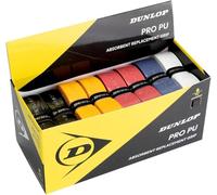 Dunlop Empuñadura de Repuesto Pro PU Squash, Multicolor, 24 Piezas