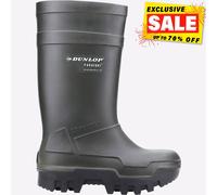 Dunlop Protective Footwear, C662933, Purofort Thermo+ Full Safety, Verde Oscuro/Negro, Talla 38 EU