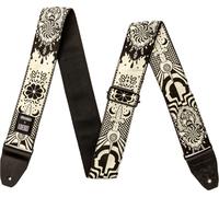 JIM DUNLOP Correa para guitarra, ILOVEDUST Night Spells Strap, blanco y negro ILD15