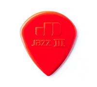 Dunlop Jazz III - Paquete de 3 (18 unidades, nailon rojo, 1,38 mm)