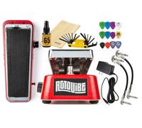 Dunlop JD4S Rotovibe Chorus/Vibrato Efectos de Guitarra Simulador Pedal Expression FX con parche Tonebird MXR, multiherramienta, púas, paquete de pulido