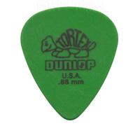 Dunlop - Juego de 12 púas estándar Jim Dunlop Tortex 0,73/0,5/0,6/0,88/1,14 mm, 0,88 mm, color verde