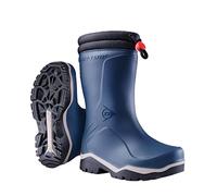 DUNLOP Kids Blizzard - Botas de nieve, botas de agua y botas de invierno para niños y niñas - Impermeables y aisladas - PVC - Azul - Tallas 24-35