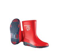 DUNLOP Kinder Gummistiefel Acifort Mini Rot 26 - Botas de agua Unisex bebé, Rojo (Schwarz-silber), 30 EU