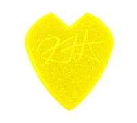 Dunlop – púas de guitarra – Kirk Hammett Jazz III – amarillo con purpurina – paquete de 6