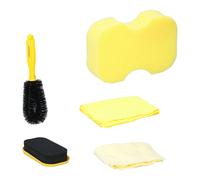 Dunlop - kit de limpieza para coche (5 piezas, incluye bolsa de almace