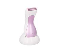 Dunlop Ladyshave - Afeitadora para mujer - Recargable - Inalámbrica - Indicador LED - Blanco/Rosa