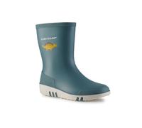 DUNLOP Mini Kids Rubber Boots - 100% impermeables, botas de lluvia para niños; niñas y niños - Azul - Talla 20-30