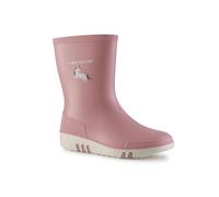 DUNLOP Mini Kids Rubber Boots - 100% impermeables, botas de lluvia para niños; niñas y niños - Rosa - Talla 20-30