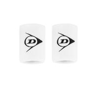 DUNLOP Muñequera Pack Dúo Largo, Blanco