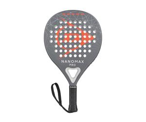 Dunlop Padel Bat Nanomax Lite - Forma híbrida, Cuadro de Grafito, Equilibrio Medio, Núcleo EVA Blando - Raqueta de Control Ligera