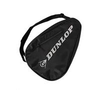 DUNLOP Padel Small Paletero - Bolsa de Pádel para 2 Palas, Forro Térmico contra el Calor, Bolsillo Exterior para Accesorios, Correa Ajustable, Resistente y Compacta, Negra