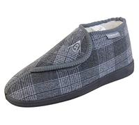 Dunlop Pantuflas Ortopédicas de Bota Ajustables con Cierre de Contacto para Hombre, 45 EU