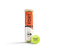 DUNLOP Pelota de Tenis Fort Clay Court: la Profesional en Tierra Batida (4 Pelotas)