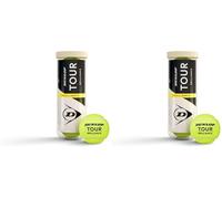 DUNLOP Pelota de Tenis Tour Brilliance: para Todas Las Superficies (3 Pelotas) (Paquete de 2)