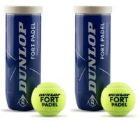 Dunlop Pelotas de pádel Fort Padel, 3 Pelotas