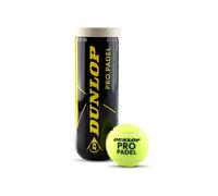 Dunlop Pelotas de pádel Pro Padel | Aprobada FIP | Núcleo para pádel | Fieltro sintético premium | Más velocidad y rebote | Torneo