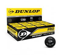 Dunlop Pelotas de Squash Pro, 2 Puntos Amarillos, 12 Pelotas