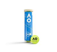 DUNLOP Pelota de Tenis Australian Open: para Tierra Batida, Pista Dura y césped (4 Pelotas)