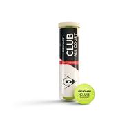 DUNLOP Pelotas de Tenis Club All Court | Aprobada ITF | Hierba | Dura | Tierra | Núcleo de goma | Fieltro punzonado | Rebote fiable | Resistente para ocio