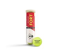 DUNLOP Pelota de Tenis Fort Tournament: para Arena, Pista Dura y césped (4 Pelotas)