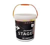 DUNLOP Pelotas de Tenis Stage 2 Orange | 50 % más lenta | Aprobada ITF | Progresión a media pista | Control más fácil | Jugadores jóvenes y nuevos