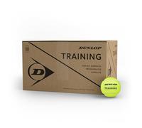 Dunlop Pelotas de Tenis Training, 72 Pelotas | Construcción sin presión | Núcleo de goma | Fieltro punzonado | Rebote duradero | Coaching, ejercicios y práctica intensiva