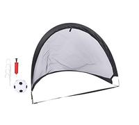 Dunlop Portería de fútbol con Bola, Bomba y 4 estacas, 2 Unidades, 86 x 120 x 86 cm