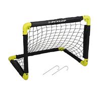 Dunlop Portería de Fútbol - Plegable - para Jardín Infantil - Accesorio de Entrenamiento de Fútbol para Interior y Exterior - Negro/Amarillo