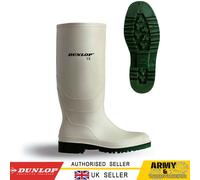 Dunlop Pricemaster No Seguridad 100% Botas de Agua Trabajo Adulto Blanco