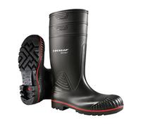Dunlop Protective Footwear, A442031, Acifort Heavy Duty Full Safety, Negro/Rojo, Talla 40 EU