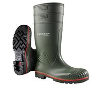 Dunlop Protective Footwear, A442631, Acifort Heavy Duty Full Safety, Vert Foncé/Rouge, Talla 47 EU