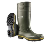 DUNLOP Protective Footwear, A442631, Acifort Heavy Duty Full Safety, Vert Foncé/Rouge, Talla 49 EU