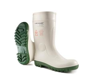 Dunlop Protective Footwear, A571411, Acifort Safety High Voltage, Blanco y Verde, Talla 46 EU