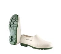 Dunlop Protective Footwear, B370411, Chaussure Wellie BiColor, Blanco/Verde, Talla 40 EU