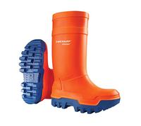 Dunlop Protective Footwear, C662343, Purofort Thermo+ Full Safety, Naranja/Azul, Talla EU 43
