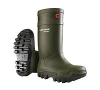 Dunlop Protective Footwear, C662933, Purofort Thermo+ Full Safety, Verde Oscuro/Negro, Talla 38 EU