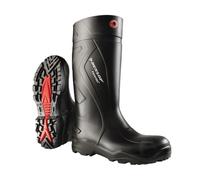 DUNLOP Protective Footwear, C762041, Purofort+ Full Safety, Negro/Rojo, Talla 39 EU