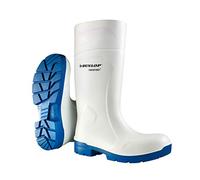 Dunlop - Botas de poliuretano para hombre, color blanco, talla 44