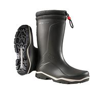Dunlop Blizzard - Unisexo Invierno Seguridad Moda Térmico Botas, Negro, Impermeable y Químico Resistente PVC Botas de Agua con Pelo Recubrimiento y Tracción Suela para Exterior Divertido - EU37, UK4