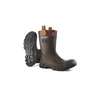 DUNLOP Protective Footwear, LJ2HX42, Purofort RigPRO Full Safety, Marrón Oscuro, Talla 39 EU