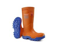 DUNLOP Protective Footwear, LP8KU01, FieldPRO Thermo+, Azul/Naranja, Talla 38 EU