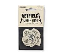 Paquete variado de púas White Fang Custom Flow de Hetfield, paquete de 6