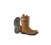 DUNLOP Purofort RigPRO Full Safety - Botas de Construcción Unisex Adulto - Certificadas S5 - Tecnología Purofort - Ajuste Snug-Fit - 100% Impermeable - Talla 45