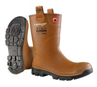Dunlop Calzado de seguridad Purofort RigPRO LJ2HR42 Full Safety Marrón Talla 39 EU