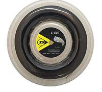 Dunlop S Gut Cordaje Tenis, Negro, 1.32 mm, 200 m