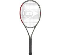 Dunlop Sports CX Team 265 - Raqueta de Tenis preencordada, Agarre de 3/8, Rojo/Gris