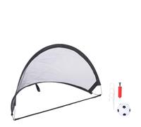 Dunlop Sports Portería de fútbol Unisex Youth, 60 x 60 x 40 cm, Color Blanco y Negro