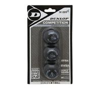 Lote de 3 pelotas de squash Dunlop competition blister TU
